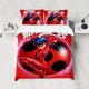 thumbnail image 1 of Bed SheetsLadybird Duvet Cover Set Bed Linen Sets Twin Size Bedding Bed Sheets Comforter Home Textile Garden 3-Piece, 1 of 3