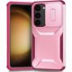 thumbnail image 2 of Funda Resistente para Samsung Galaxy S23 Plus con Tapa Deslizante y Protección Militar Rosa, 2 of 6