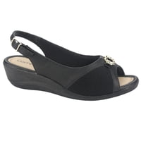 Sandalia Comfortflex Mujer 2396452 Negro Casual