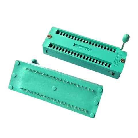 Magideal - 2X Zócalos Universales Zif Ic, Zócalos Zif De Prueba Universal Ic, Zócalos Ic Universales De Prueba De 40 Pines, Para Chip Ic Del Programa De Placa De
