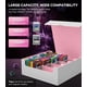 thumbnail image 3 of Caja de almacenamiento de tarjetas coleccionables MoKo 3000+ MTG con separadores blanco+rosa, 3 of 8
