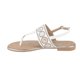 thumbnail image 2 of Sandalia Chalada Mujer Call-27 Blanco Plana, 2 of 6