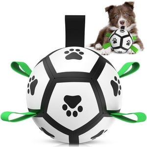 Pelota De Fútbol Para Perros Qdan Dog Toy Con Correas Para Perros Pequeños