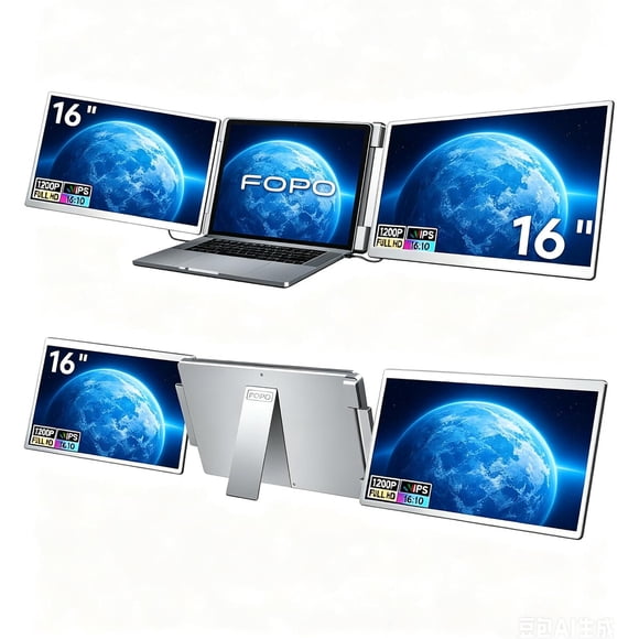 Extensor Triple FOPO S11 16 in 16:10 FHD IPS USB-C HDMI