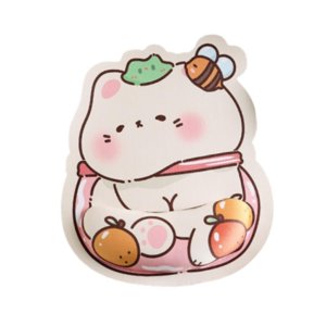 Magideal - Bonita Alfombrilla De Ratón Para Juegos, Cómoda Base Antideslizante Con Reposamuñecas, Alfombrilla Para Ratón De Ordenador Para Material De Oficina, T