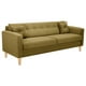 thumbnail image 2 of Sofa New Retro 3CG Felpa 05 Verde Musgo, 2 of 6