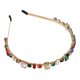 thumbnail image 1 of Bargains Únicos 1 Pcs Diademas Anudadas para Mujeres Moda Diademas Finas de Piedras de Imitación Accesorios para el Cabello Multicolor, 1 of 7