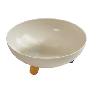 Magideal - Tazón De Frutas Con Patas Múltiples Con Estilo Moderno Con Tazón Redondo Con Tazón De Fruta Para Sala De Estar Mesa De Comedor Entrada De Cocina Conte Blanco