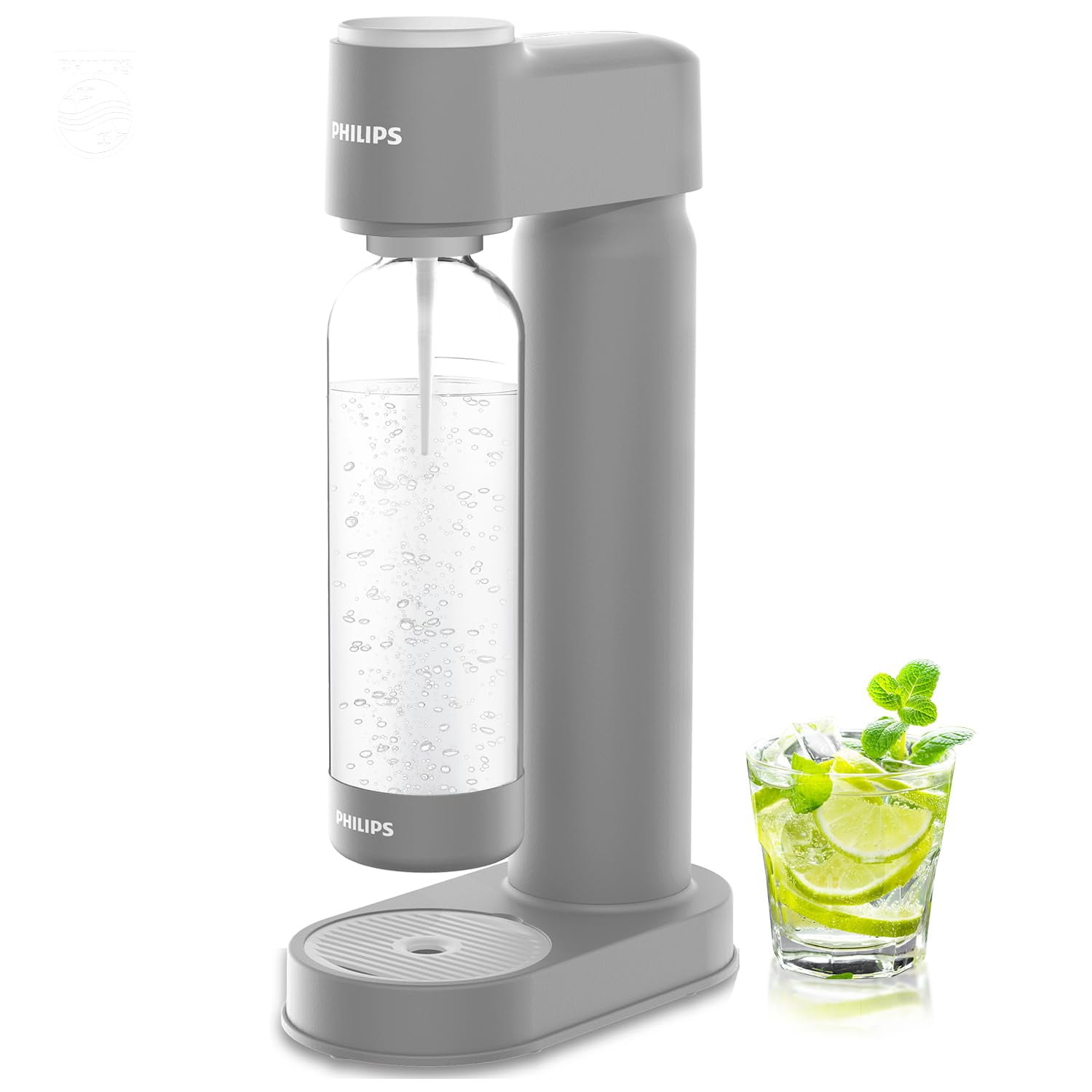 Soda Maker Philips Agua Con Gas Con Botella Carbonatada De 1 Litro