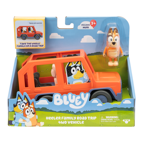 Vehículo Familiar Con Figura De Mamá Chilly Bluey