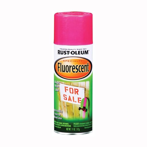 Rust Oleum - Pintura En Aerosol Fluorescente 312Grs Rosa