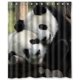thumbnail image 1 of Cortina de ducha con diseño de pandas, divertida y dulce, con ganchos, tamaño 60 x 72 pulgadas, 1 of 3