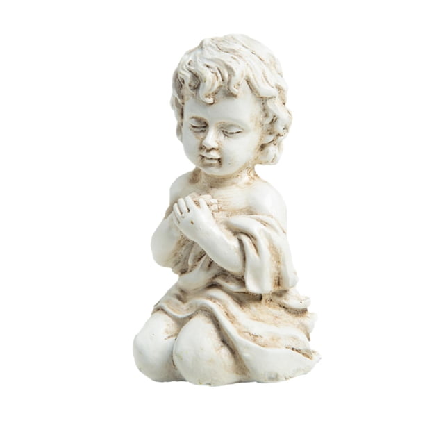 Estatua del Niño, figura del Hijo de Dios, decoración de mesa, escultura de resina de Hijo Angélico, decoración del hogar para jardín, armario,