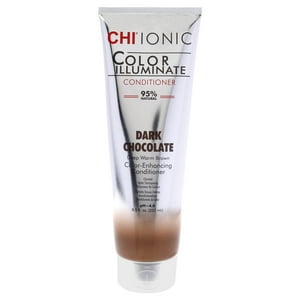 Chi - Acondicionador Iluminador De Color Iónico - Chocolate Oscuro De Para Unisex - Acondicionador De 8.5 Oz