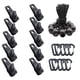 thumbnail image 1 of 30 Piezas/Juego Clips Para Lona Mosquetón Cordones Soporte Para Senderismo Toldos Estilo Al Aire Libre F, 1 of 3