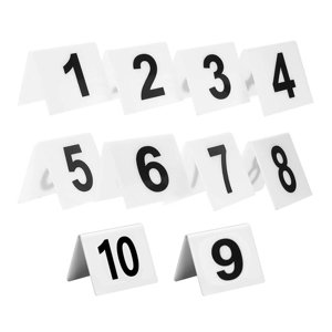 Bothyi - 10 Números De Mesa Acrílicos Para Fiestas, Bodas Y Restaurantes.