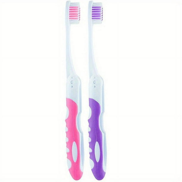 Travel Folding Toothbrush, Portable Soft Toothbrush For Camping, Hiking, And Backpacking, Foldable Toothbrush For Trveling, Hotel, Outdoor, Travel Essential