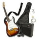thumbnail image 1 of Guitarra Electrica Audiotek Con Amplificador Color Cafe, 1 of 7