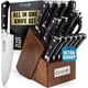 thumbnail image 1 of Juego de cuchillos Cutluxe Artisan Series de 15 piezas con bloque de madera de nogal, 1 of 7