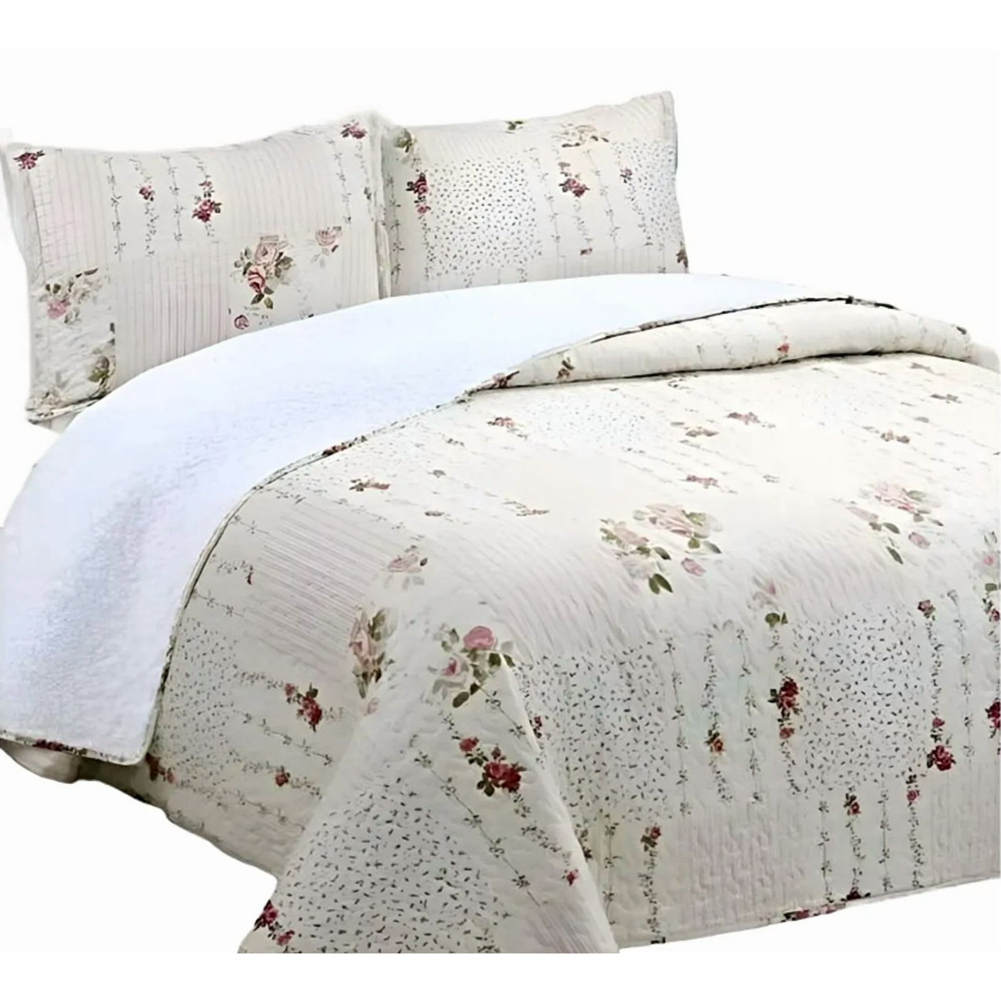 Genérico - Cubrecama Quilt Sherpa 2 Plazas 200x230 15