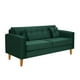 thumbnail image 2 of Sofa New Retro 3c Felpa 04 Verde Botella, 2 of 6