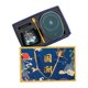 thumbnail image 3 of Calentador De Café Y Taza, Juego De Cuchara, Calentador De Tazas De Bebidas De Año Nuevo Para Oficina, Hogar, Verde, 3 of 5