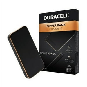 Power Bank Duracell 10.000 Mah Usb-C , Usb-A Color Negro