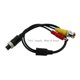 thumbnail image 2 of Cable ZZHXSM M12 a BNC+DC 35 cm 4P hembra a macho, 2 of 5