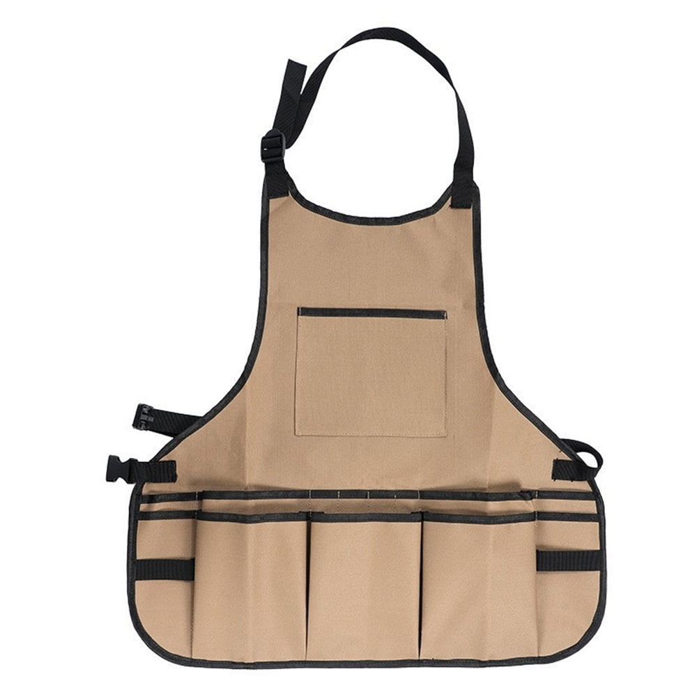Xusx111 - Heavy-duty Jardín Delantal Con 14 Bolsillos – Duradero Impermeable Herramienta De Jardinería Delantal Para Mujeres Regalos Para Mamá