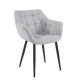 thumbnail image 1 of Sitial Butaca Capitone Top Arpi Lino - Gris - Negro, 1 of 1