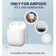 thumbnail image 4 of Estuche inalámbrico para AirPods Katnaaz 550 mAh blanco, 4 of 8