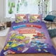 thumbnail image 2 of Super Cosas Conjunto de sábanas temático, trío de piezas, cómodo y amigable con la piel, diseño único, regalo de decoración para el hogar para familiares, amigos y fans,173cm *218cm, 2 of 6