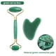 thumbnail image 1 of Natural Rose Quartz Jade Roller Gua Sha Set Facial Body Massager Roller Jade Stone Massage Set Face Lifting Beauty Massage Tools, 1 of 3