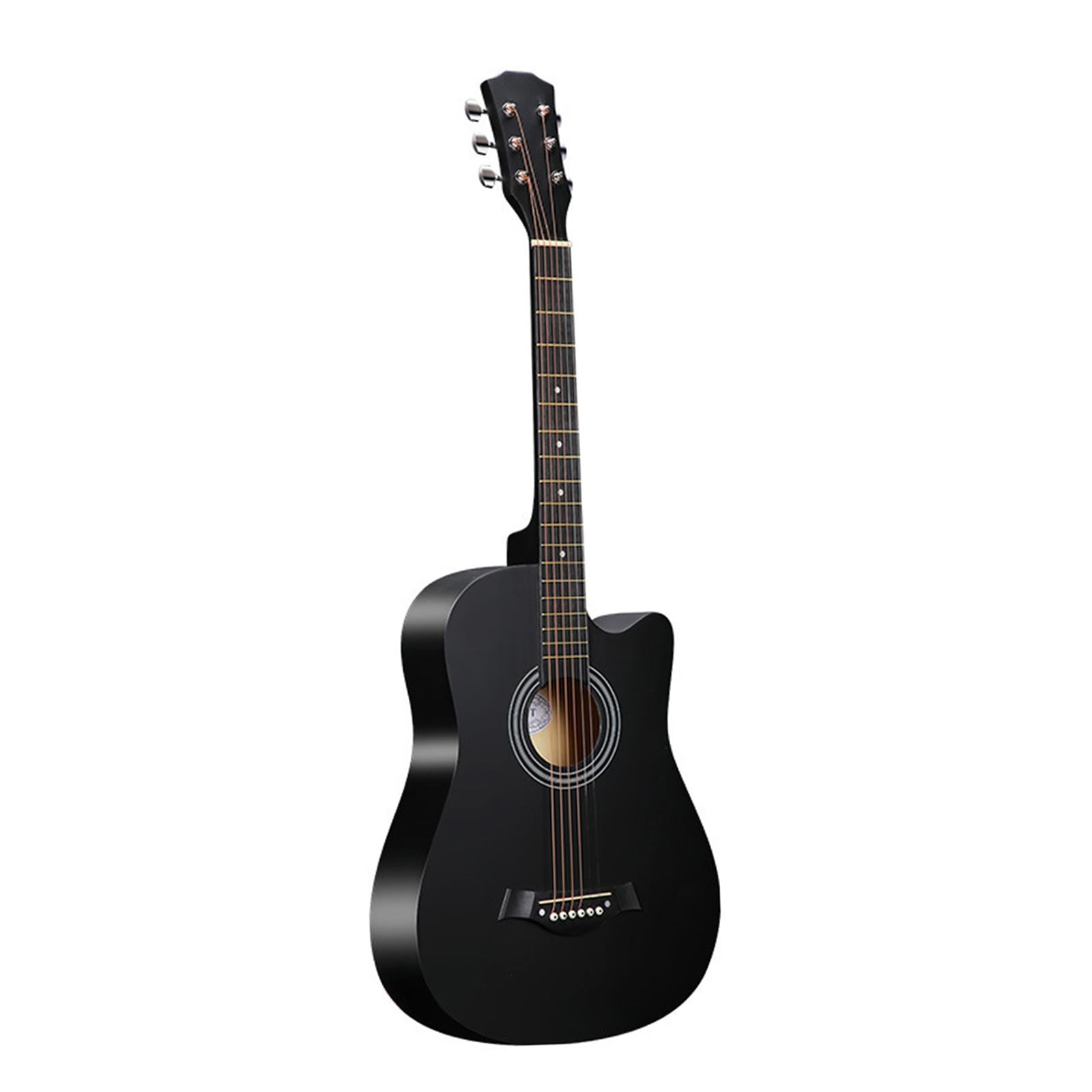 Bothyi - Guitarra Acústica De 38 Pulgadas, Sonido Claro, Música Profesional Para Regalo, Niños, Niñas, Negro