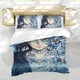 thumbnail image 5 of Ataque a los Titanes Conjunto de sábanas temático, trío de piezas, cómodo y amigable con la piel, diseño único, regalo de decoración para el hogar para familiares, amigos y fans, 90 cm * 190 cm, 5 of 6