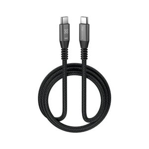 Klip Xtreme Cable Trenzado Usb-C Powergo 250 60W 1M