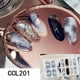 thumbnail image 1 of Holographic Y2K Nail Strips - Full Wraps, Self-Adhesive, Glossy, and DIY Nail Art Decals for Women, 1 of 3