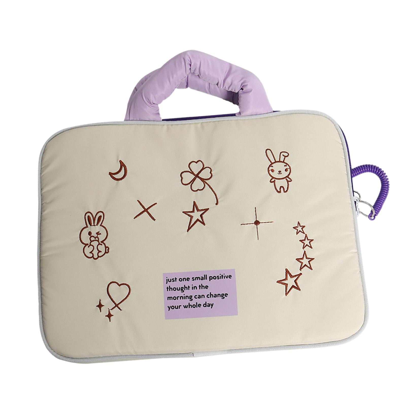 Magideal - Bolsa Para Ordenador Portátil Para Mujer, Bolsa Para Ordenador Portátil Y Tableta, Estuche De Transporte Grueso Para Ordenador, Bolsa Para Tableta, , Beige, 16 Pulgadas