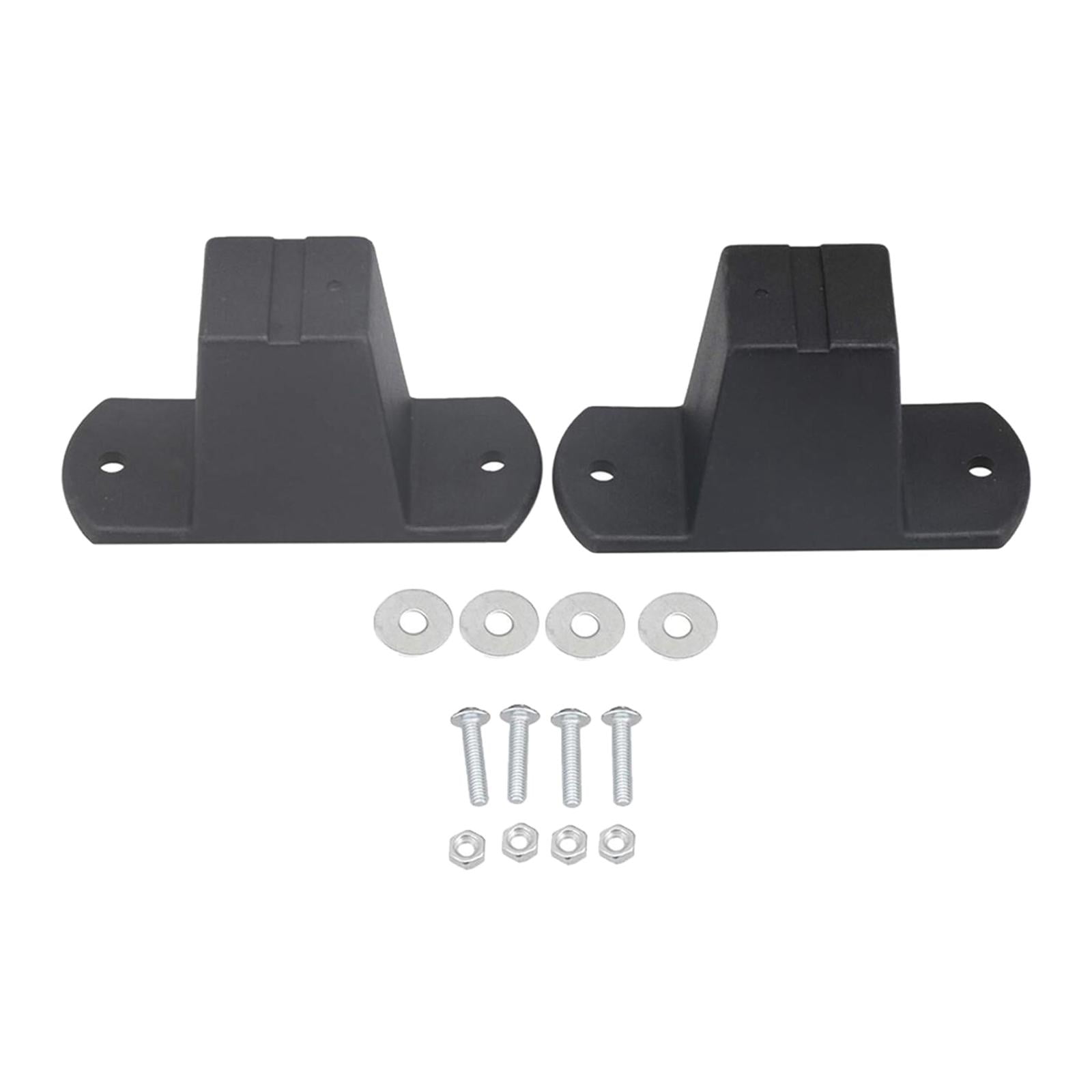 Magideal - Soporte Inferior Para Equipaje/pies Laterales Del Soporte Para Equipaje, Negro/almohadillas Para Pies Duraderas/pies Del Soporte Lateral Inferior Para