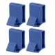 thumbnail image 1 of Paquete De 4 Fundas Para Pies De Escalera, Pata De Escalera De ático, Patas De Muebles De Silicona Duraderas, Azul, 1 of 5