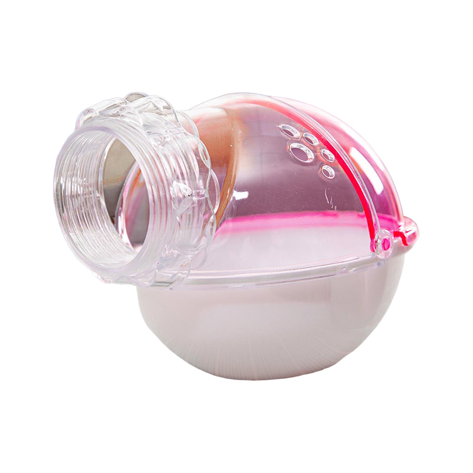 Magideal - Baño De Arena Para Hámster, Bañera, Jaula De Inodoro Externa, Caja Contenedora De Arena Para Excavación, Baño Extraíble Para Jerbo, , Ardillas, , Rosado