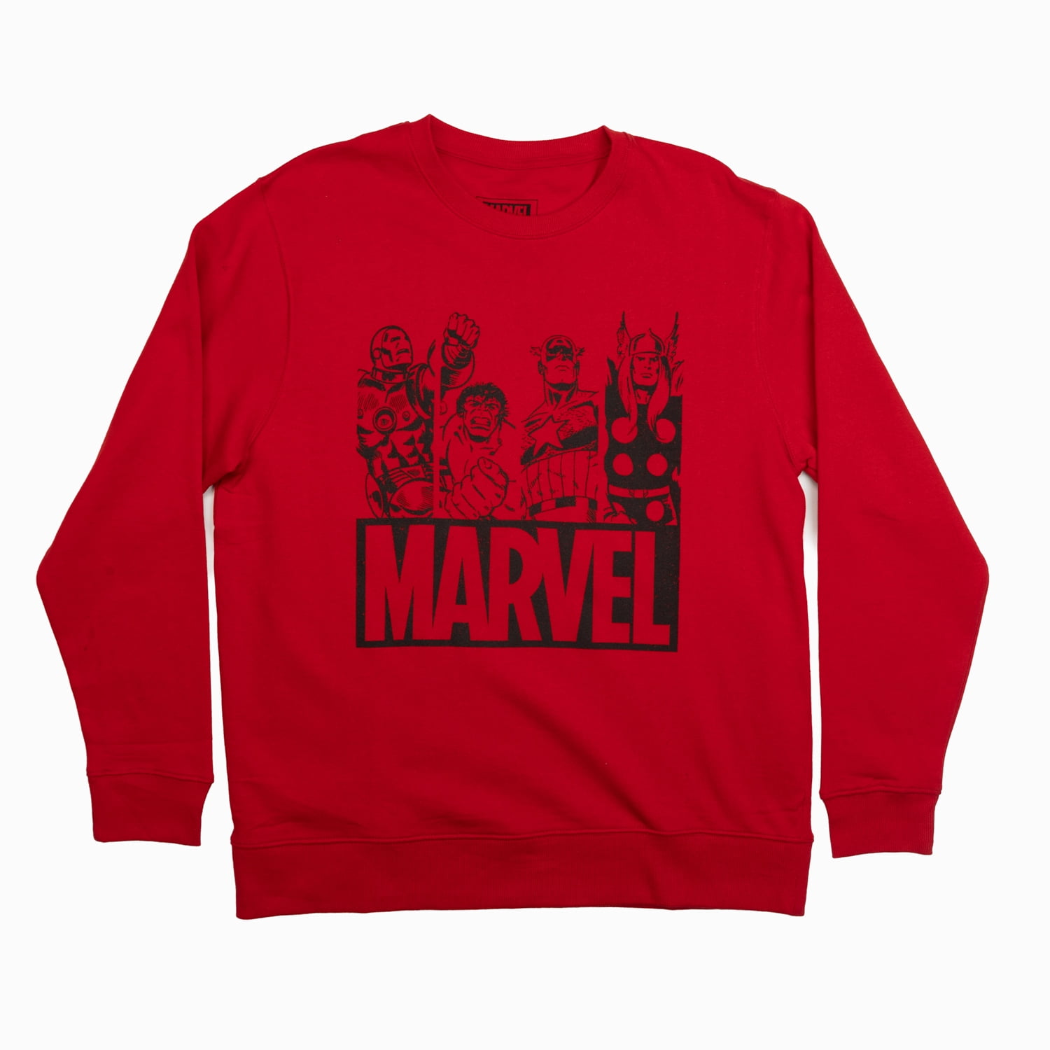 Poleron Hombre Marvel Friends Rojo Marvel