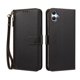 thumbnail image 1 of Funda Tipo Billetera para samsung galaxy A07 4G/5G con Soporte y Bolsillo con Cierre Negro, 1 of 6