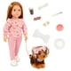 thumbnail image 3 of Muñeca Our Generation Claudia de 46 cm con peluche de dachshund de 15 cm, 3 of 9