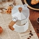 thumbnail image 3 of Cafetera clásica de cocina para un espresso fuerte y de gran sabor, cafetera moka de aluminio estilo italiano, cafetera cubana y greca, cafetera moka, cafetera percolato, 3 of 5