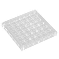 Magideal - Caja De Exhibición Magnética De Conchas Marinas De Acrílico, Vitrina De Rocas, Regalos Multiusos, Transparente 36 Rejillas