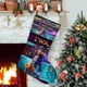 thumbnail image 1 of Iwájú Tema: Calcetines de Navidad, fino lino blanco para colgar en escaleras y chimenea, decoración navideña para el hogar, regalo de Navidad.54cm×38cm, 1 of 5