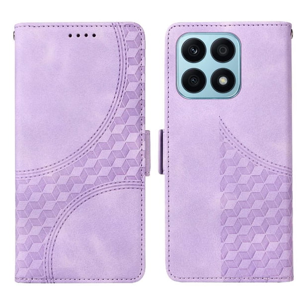 Carcasa FOXDOCK Honor X8A 4G de cuero PU, diseño acolchado clásico, protección contra caídas y rayones