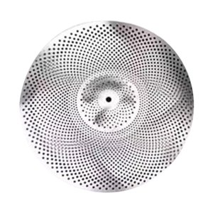 Magideal - Platillo De Bajo Volumen, Platillo De Batería Resistente Para Práctica De Bateristas, Accesorios De Batería, Platillo De Amortiguación Ligero, Platill 14 Pulgadas