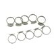 thumbnail image 1 of 10 piezas de bronce ajustable anillo de bricolaje ajustes en blanco pegamento en la bandeja de 14 mm de plata, 1 of 3